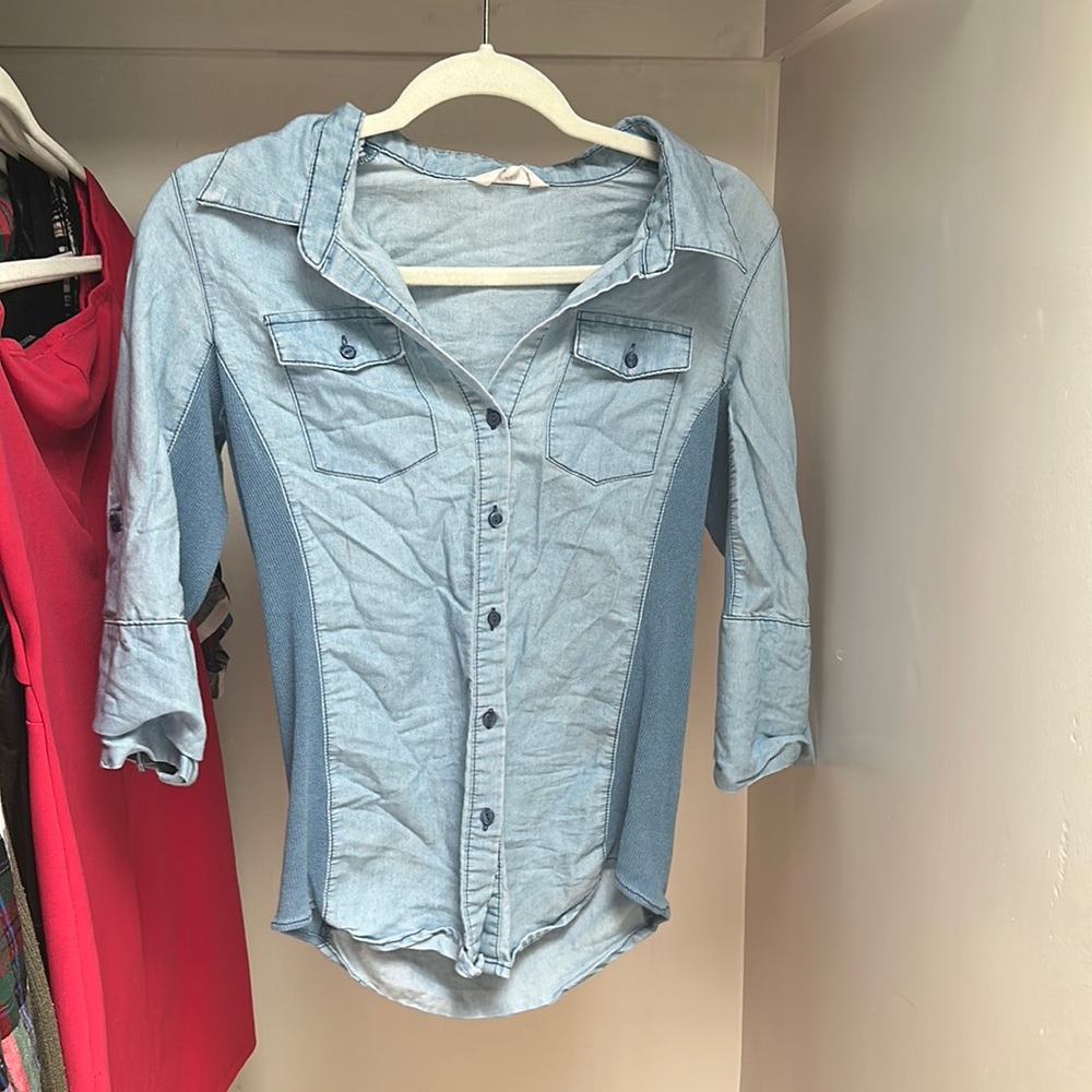 Cavalini denim loose shirt